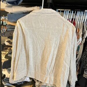 UMGEE L Beige linen top